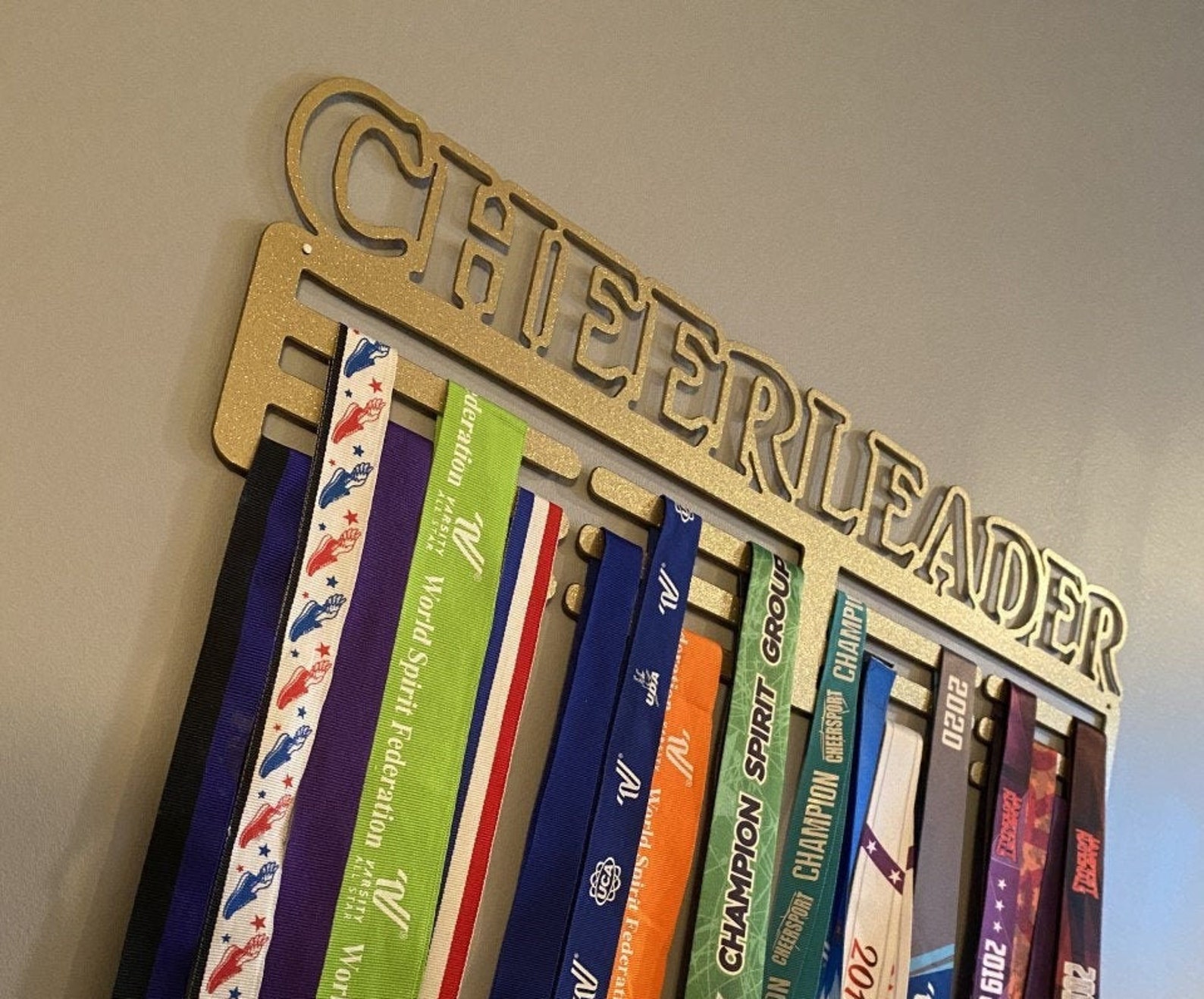 Cheerleading Medal Holder Etsy