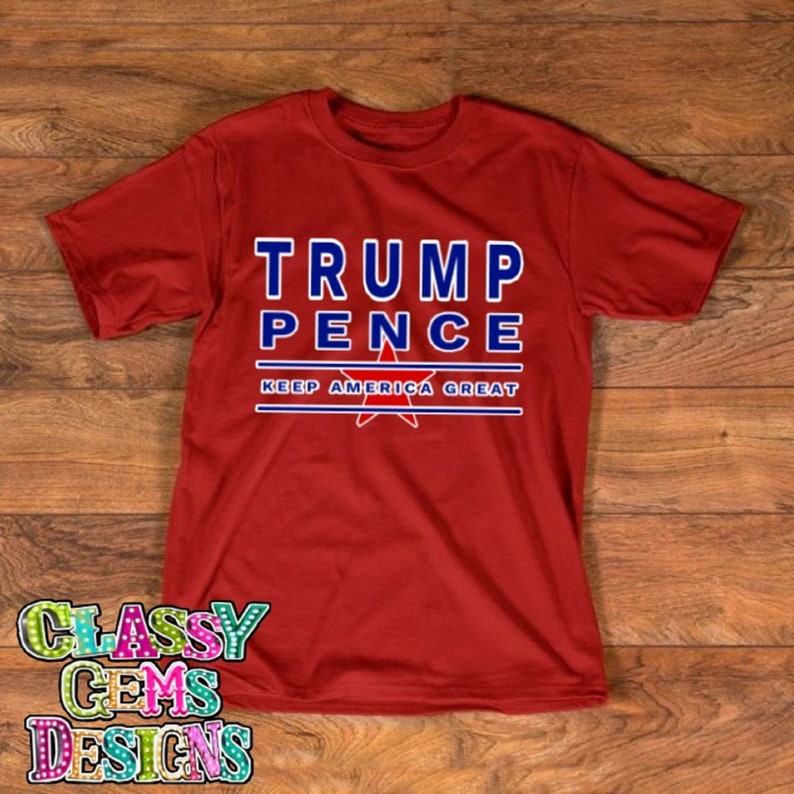 digital download *Trump Pence Keep America Great tshirt graphic with transparent background*instant download