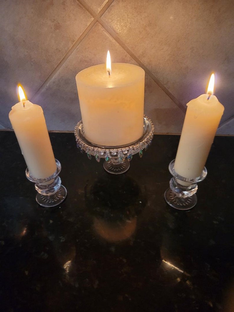 Elegant Unity Candle Holders Wedding Center Piece Ceremonial Etsy