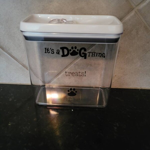 Dog Food Container Etsy