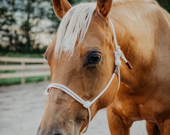 SOFT Rope Halter, Groundwork halter, Natural Horsemanship Halter, Liberty Horsemanship