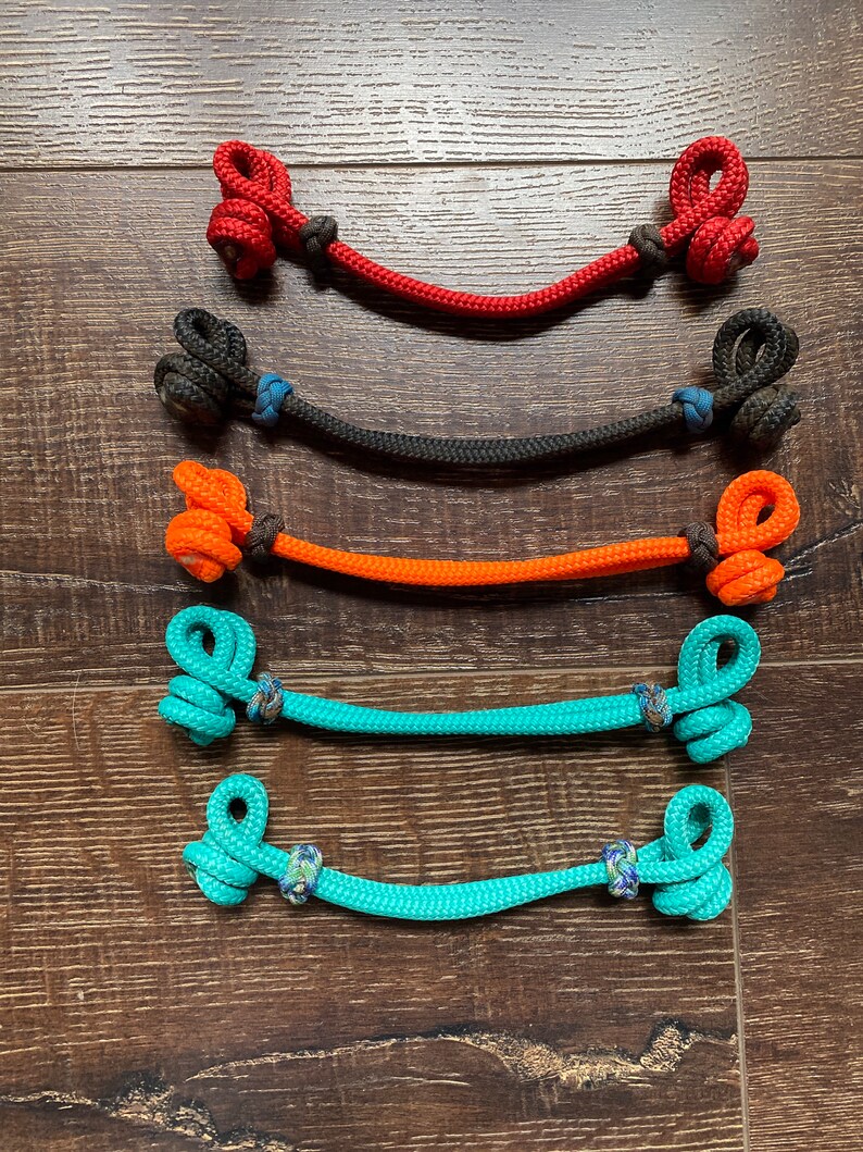 Rope Chin Strap Bit Hobble Snaffle Bit Western Bridle Etsy