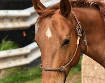 Stiff Rope Halter, Clinician Style Rope Halter, Groundwork Halter, Natural Horsemanship Halter, Horse Halter, Pony Halter