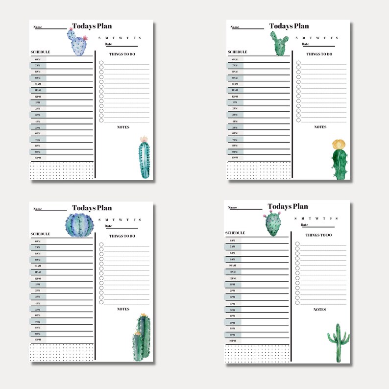 Printable Daily Planner for Kids Children's Routine - Etsy