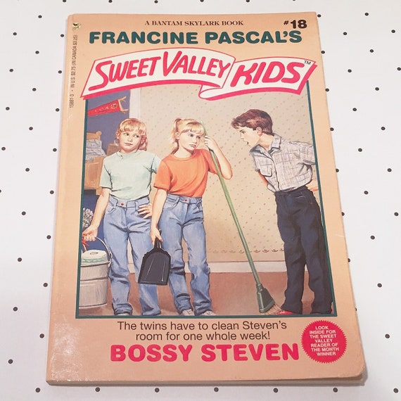 Sweet Valley Kids Book 18 Bossy Steven 1991 Francine Pascal Etsy