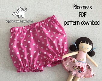 Baby Bloomers Sewing Pattern: Newborn to 4 Years (PDF Pattern)