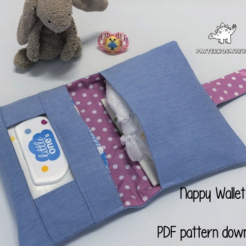 Nappy Wallet PDF Diaper Wallet Baby Sewing Pattern Pdf Etsy
