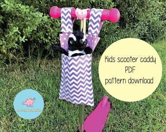 Scooter Caddy, Kinderroller Caddy, Kinderroller Caddy, Roller Tasche, Fahrradtasche, Roller Spielzeughalter