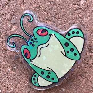 Space Froggy Pin
