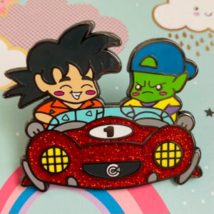 Driving Anime Pin