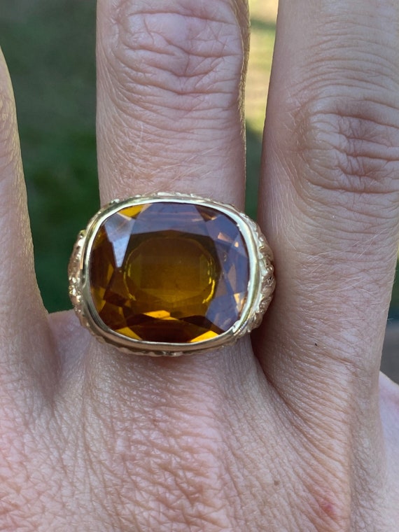 Cushion cut deals cocktail ring