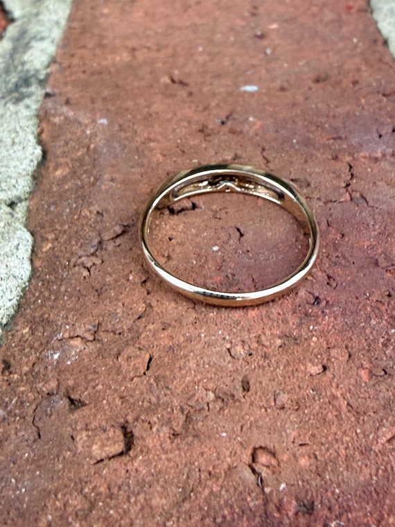 Unique Two Tone Stacking Stackable Anniversary We… - image 15