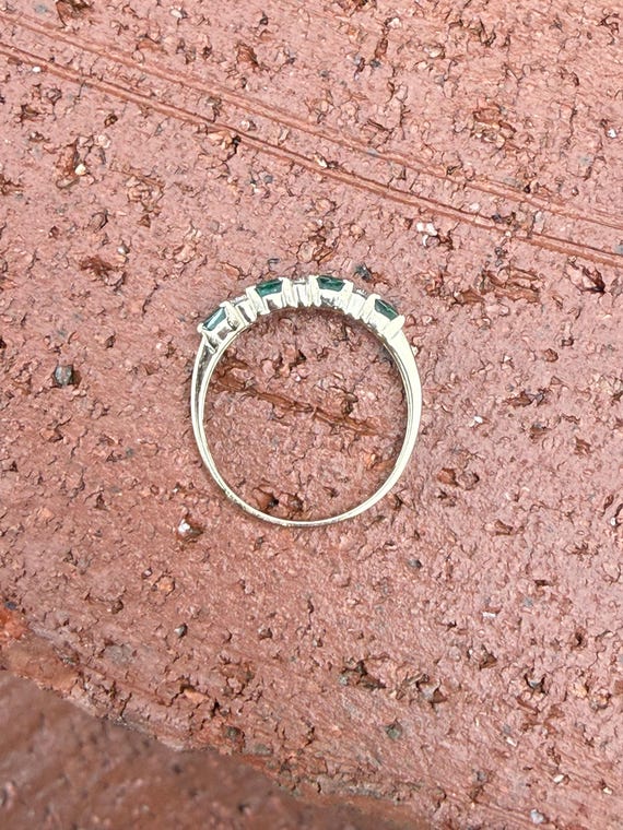 Alternating Emerald Diamond Stacking Stackable Ba… - image 17