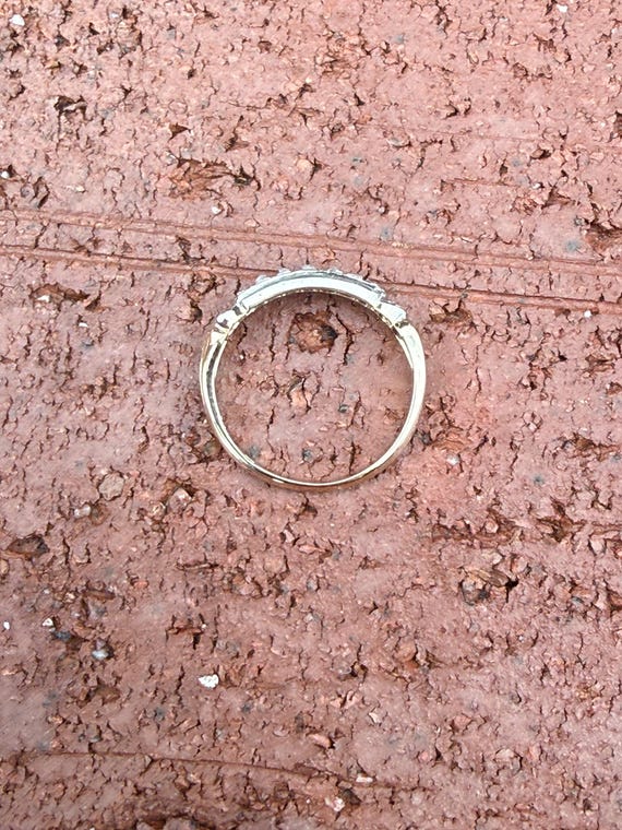 Antique Rose Cut Diamond Stacking Stackable Weddi… - image 12