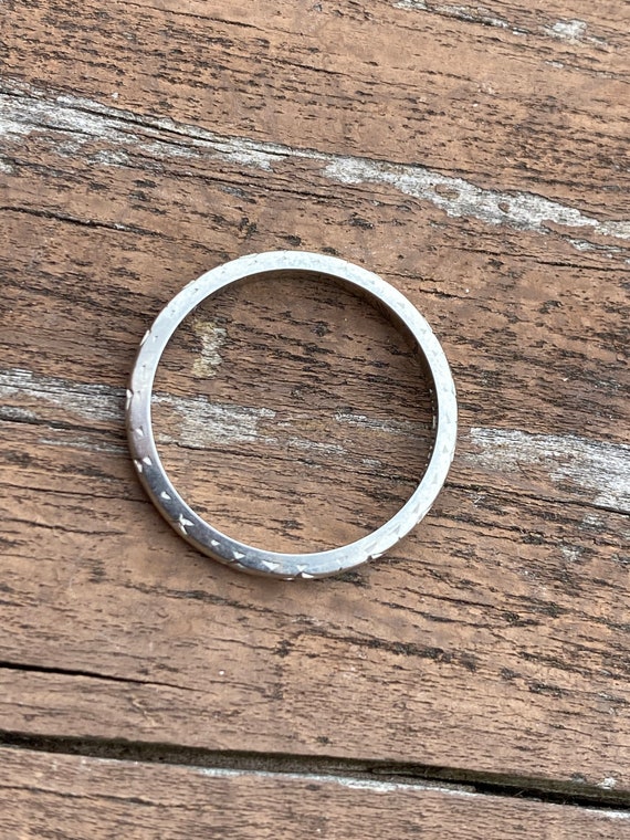 Engraved Stacking Stackable Anniversary Wedding R… - image 4