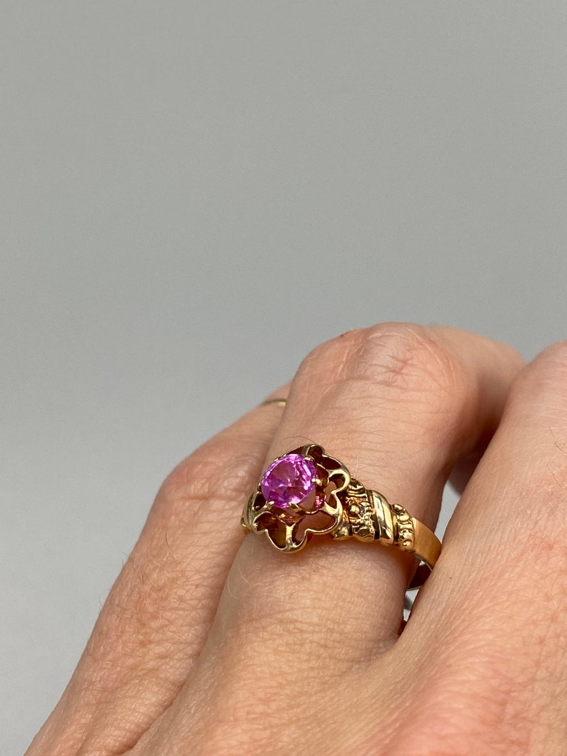 antique pink sapphire ring antique pink sapphire ring