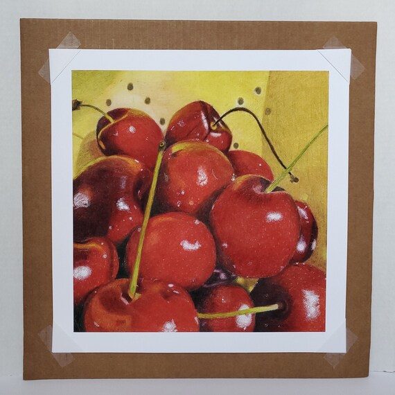 Cherry Art Print Etsy