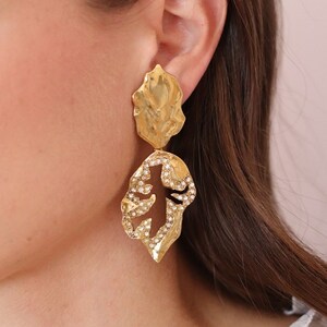 Ysl earrings etsy hotsell