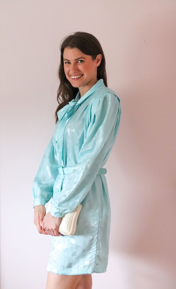 Vintage Turquoise Dress - Orite Petite Dress - Vi… - image 8