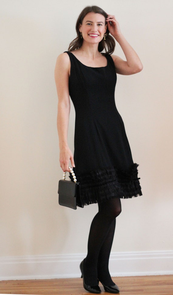 Vintage Black Cocktail Dress - Vintage Black Part… - image 1