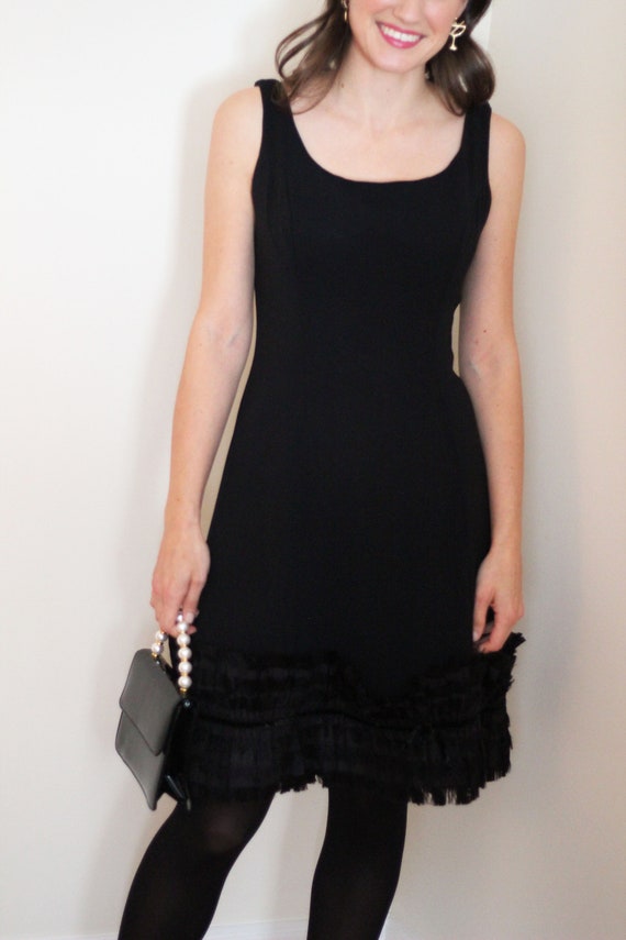 Vintage Black Cocktail Dress - Vintage Black Part… - image 2