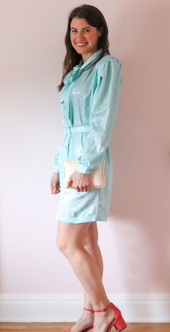 Vintage Turquoise Dress - Orite Petite Dress - Vi… - image 7
