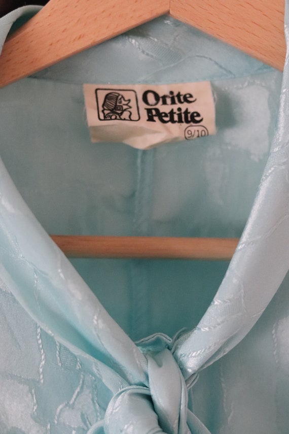 Vintage Turquoise Dress - Orite Petite Dress - Vi… - image 10