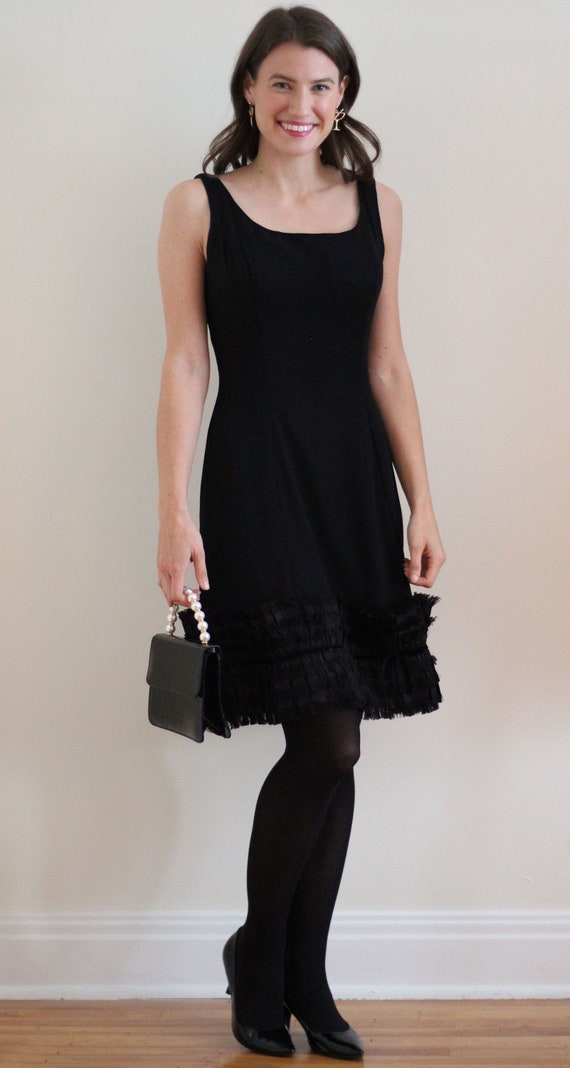 Vintage Black Cocktail Dress - Vintage Black Part… - image 8