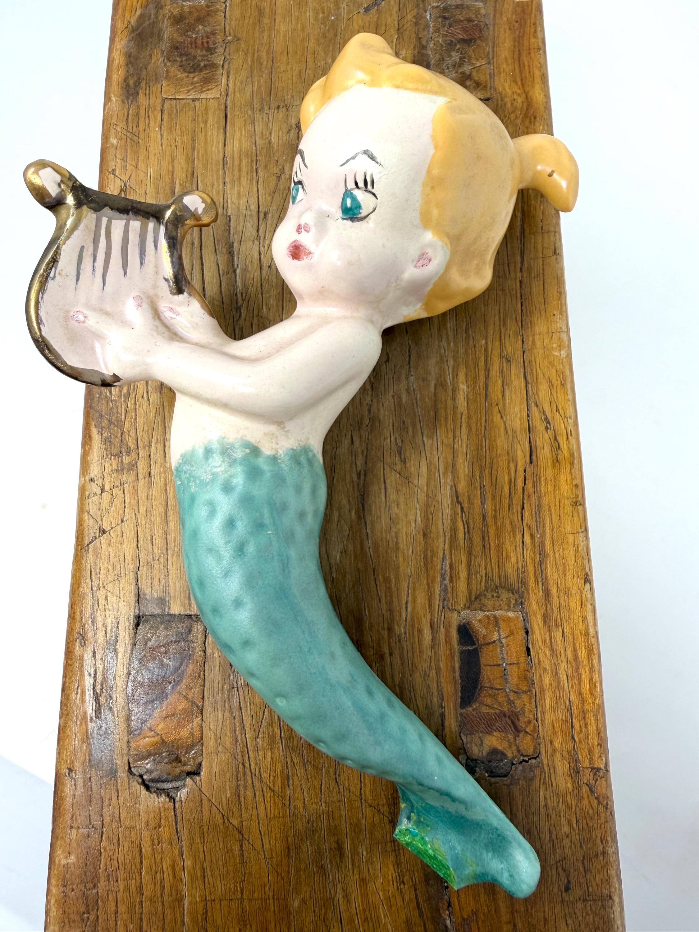 Vintage Japan Ceramic Mermaids - Etsy