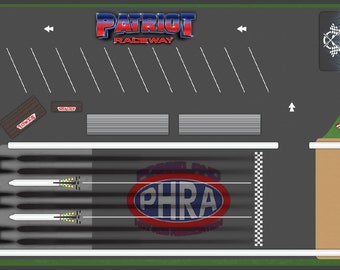 Drag Strip Playmat, Kids Christmas Gift, Birthday Gift