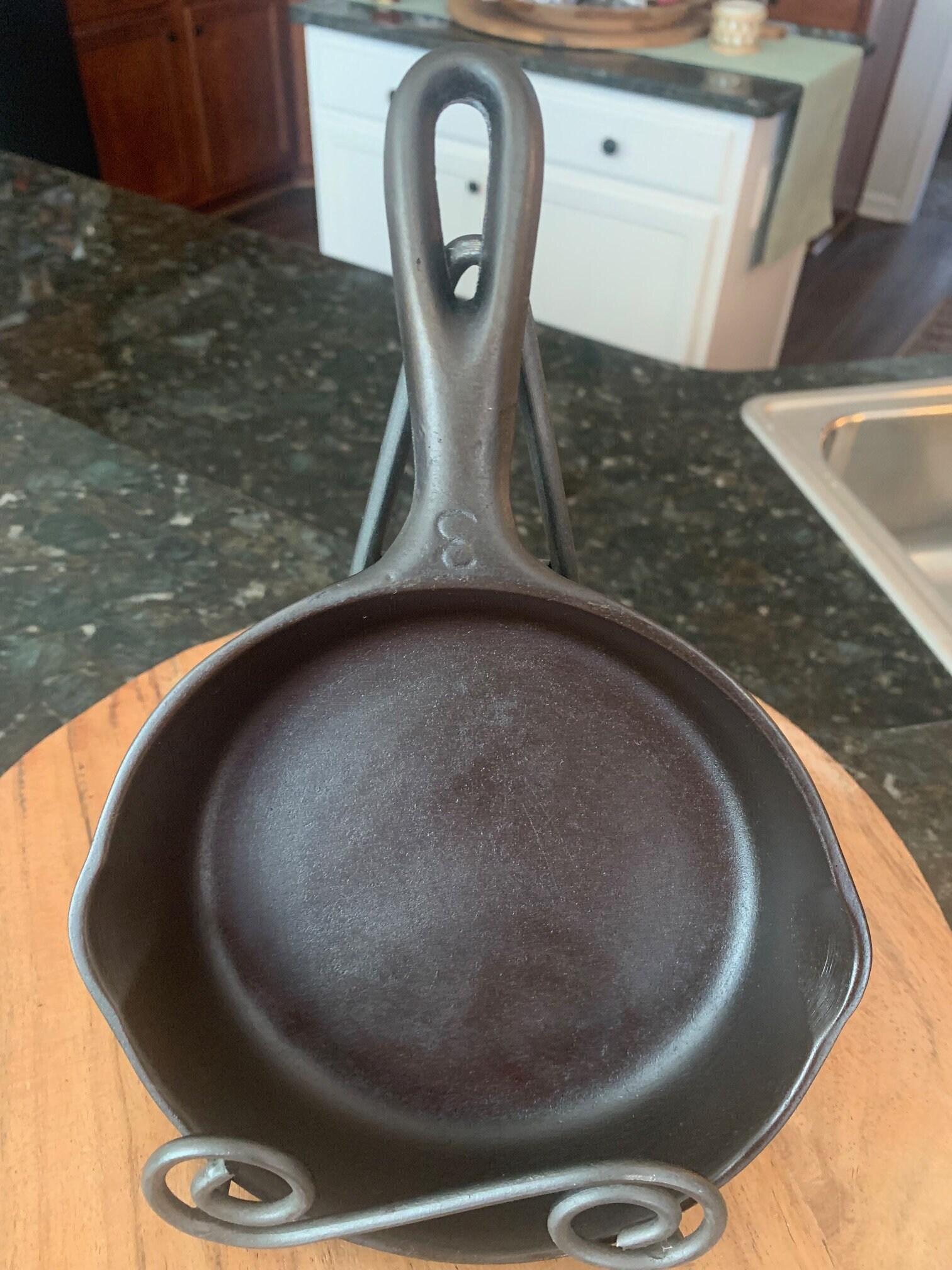 Vintage Unmarked Vollrath 3 Cast Iron Skillet Etsy