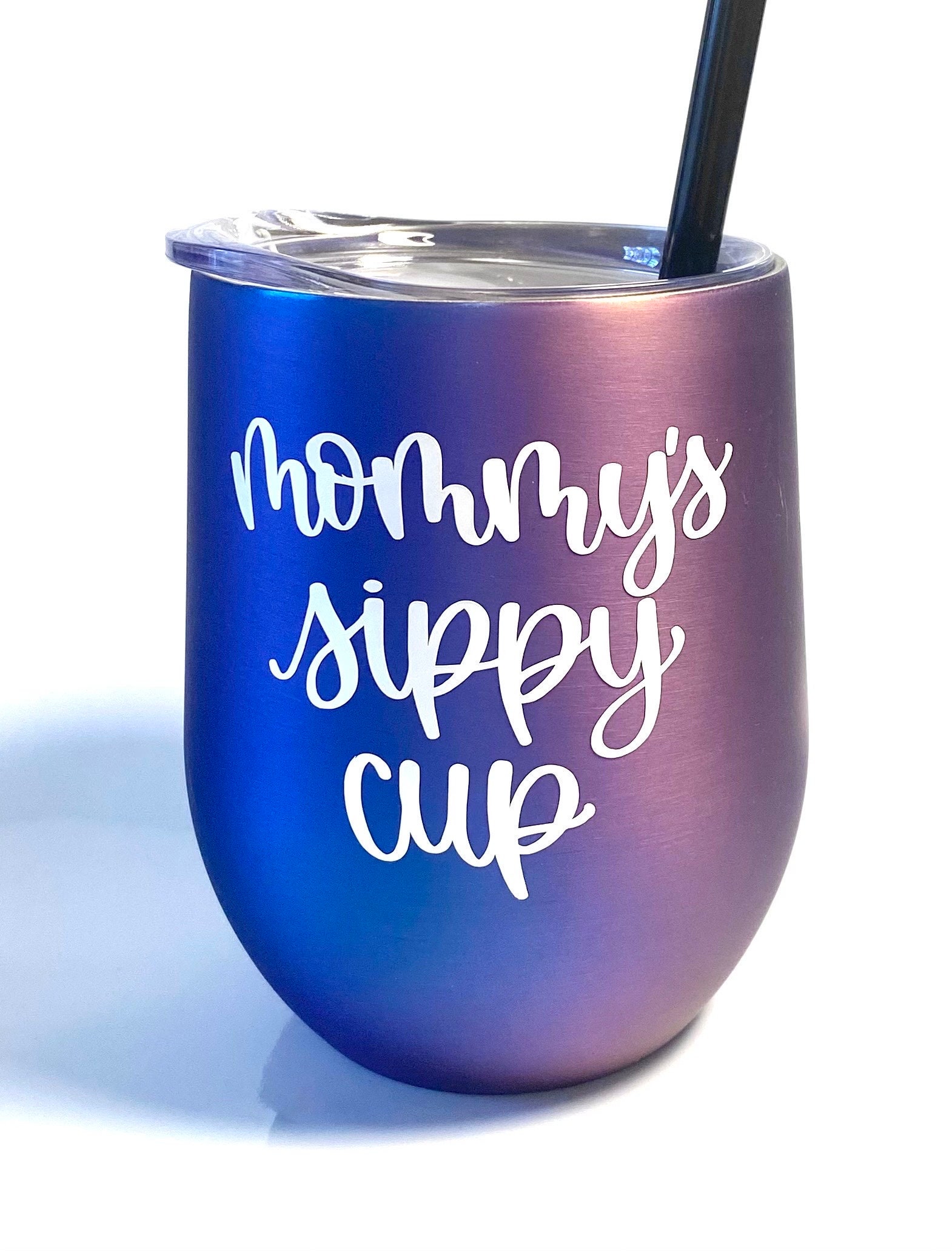Floral Initial 10oz Stainless Steel Sippy Cup, Design: K4