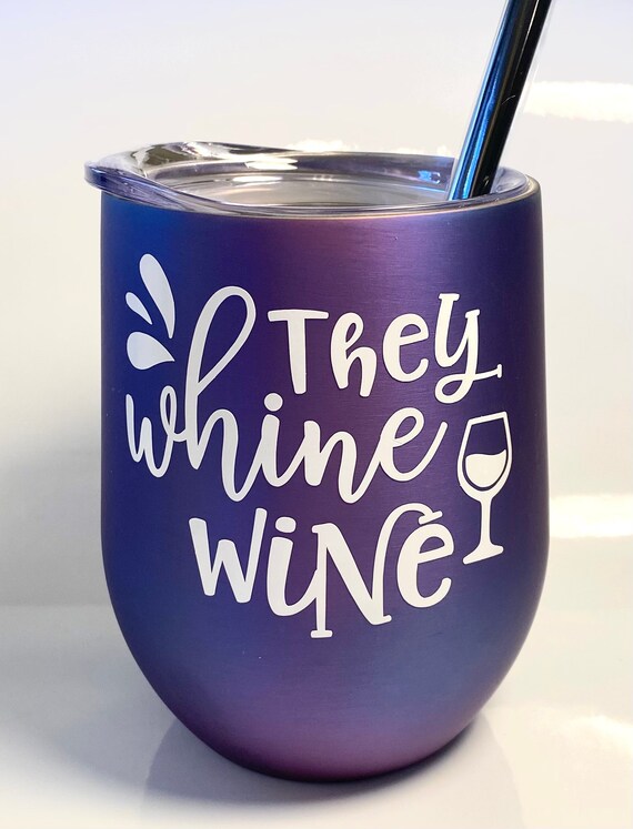 Monogram Portable Wine Glass Personalized Wine Tumbler Custom Wine Glass  Wine Lover Gift Gift for Mom Gift for Sister 