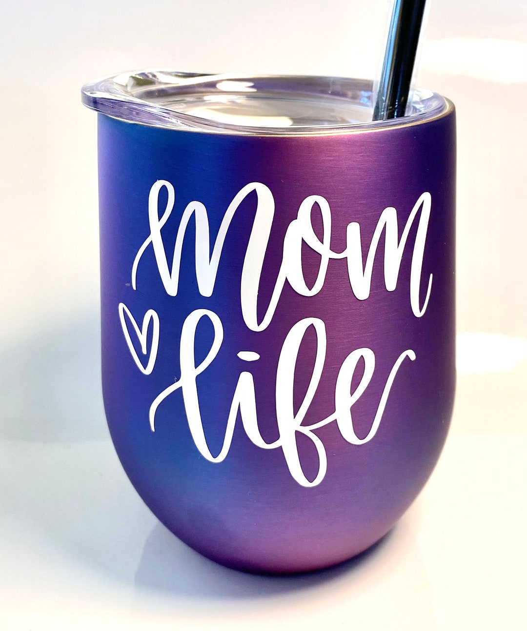 Mom Life Wine Tumbler, Mom Gift, Mom Wine Tumbler, Mom Wine Glass, Mom ...