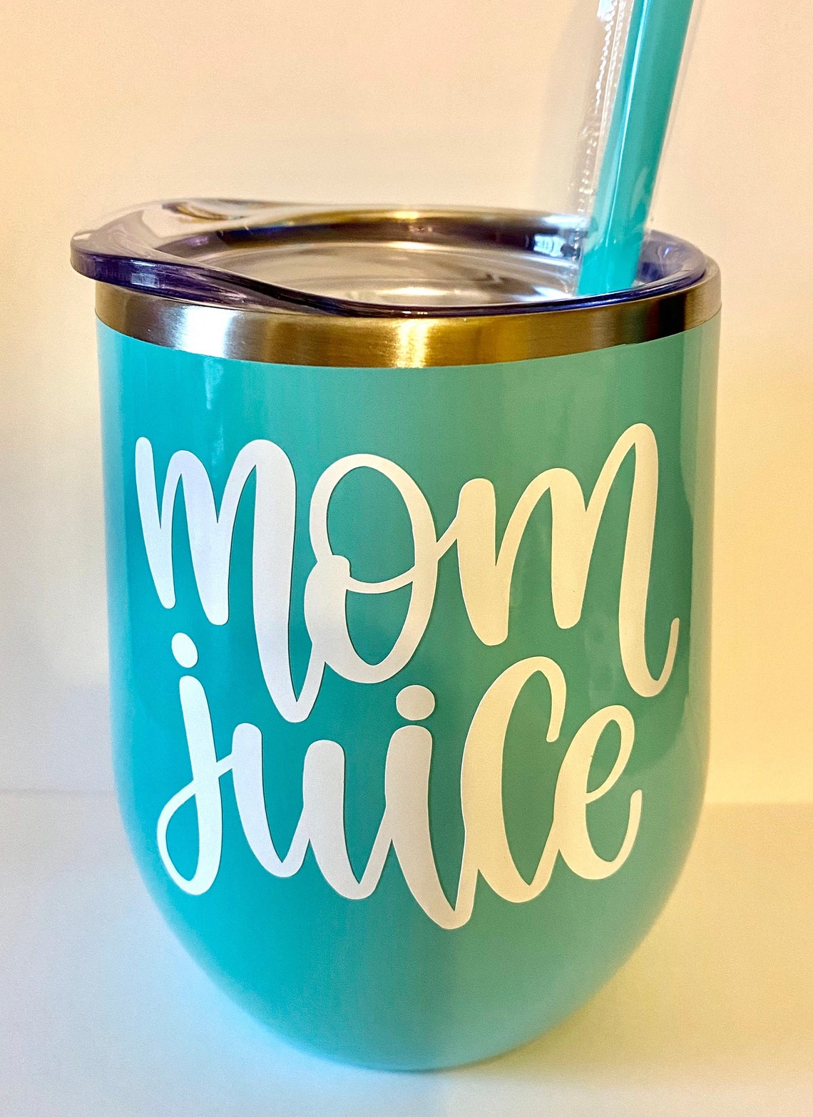 Mom Juice Wine Tumbler Mom Sippy Cup Funny Wine Glass Mom Etsy