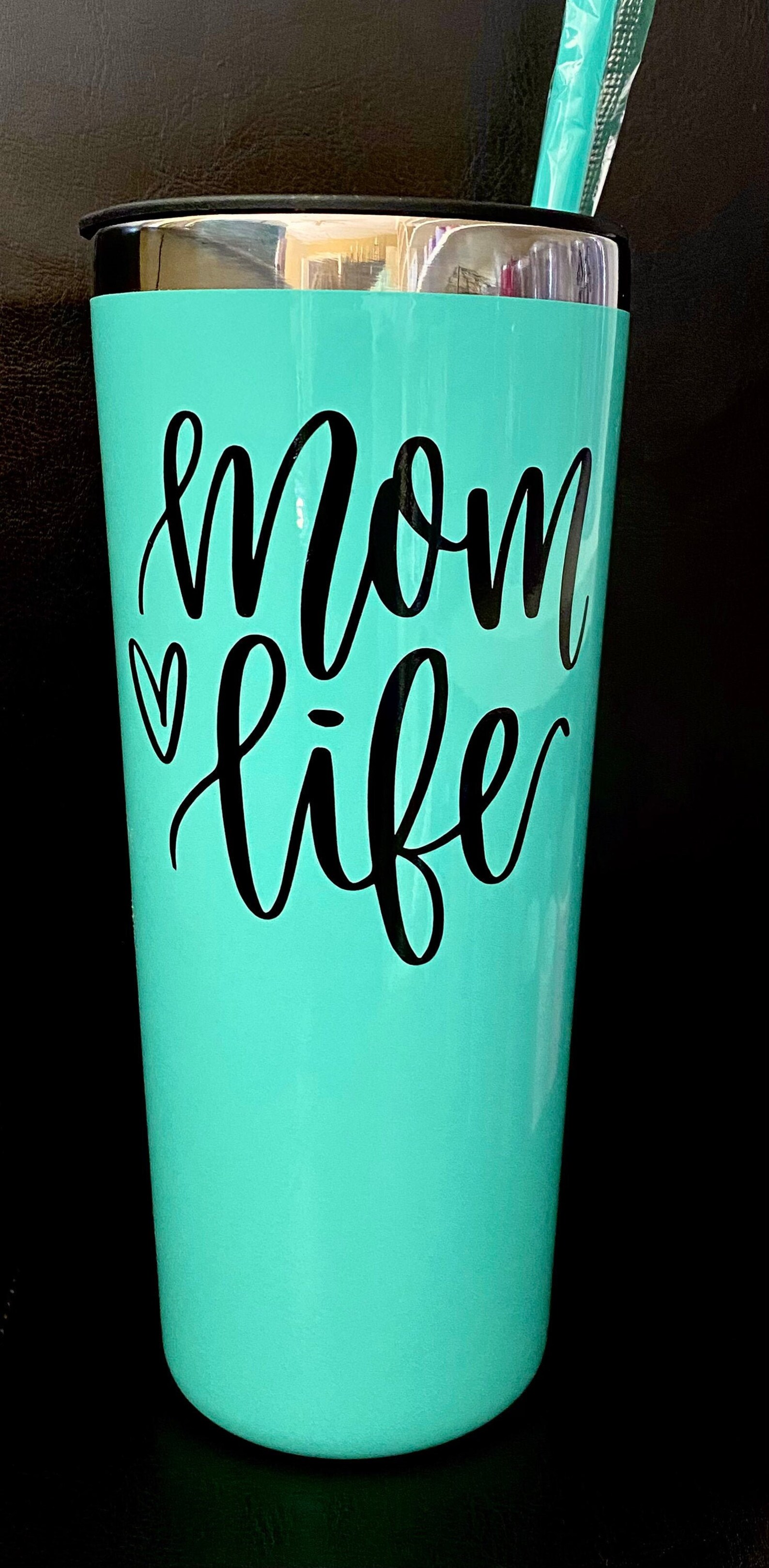 Mom Life Insulated Travel Tumbler Mom Gift Mom Tumbler Mom Etsy