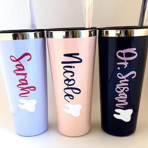Personalized Dental 22 oz Tumbler, Dental Gift, Dentist Gift, Dental Assistant Gift, Dental Office Staff Gift, Dental Hygienist Gift