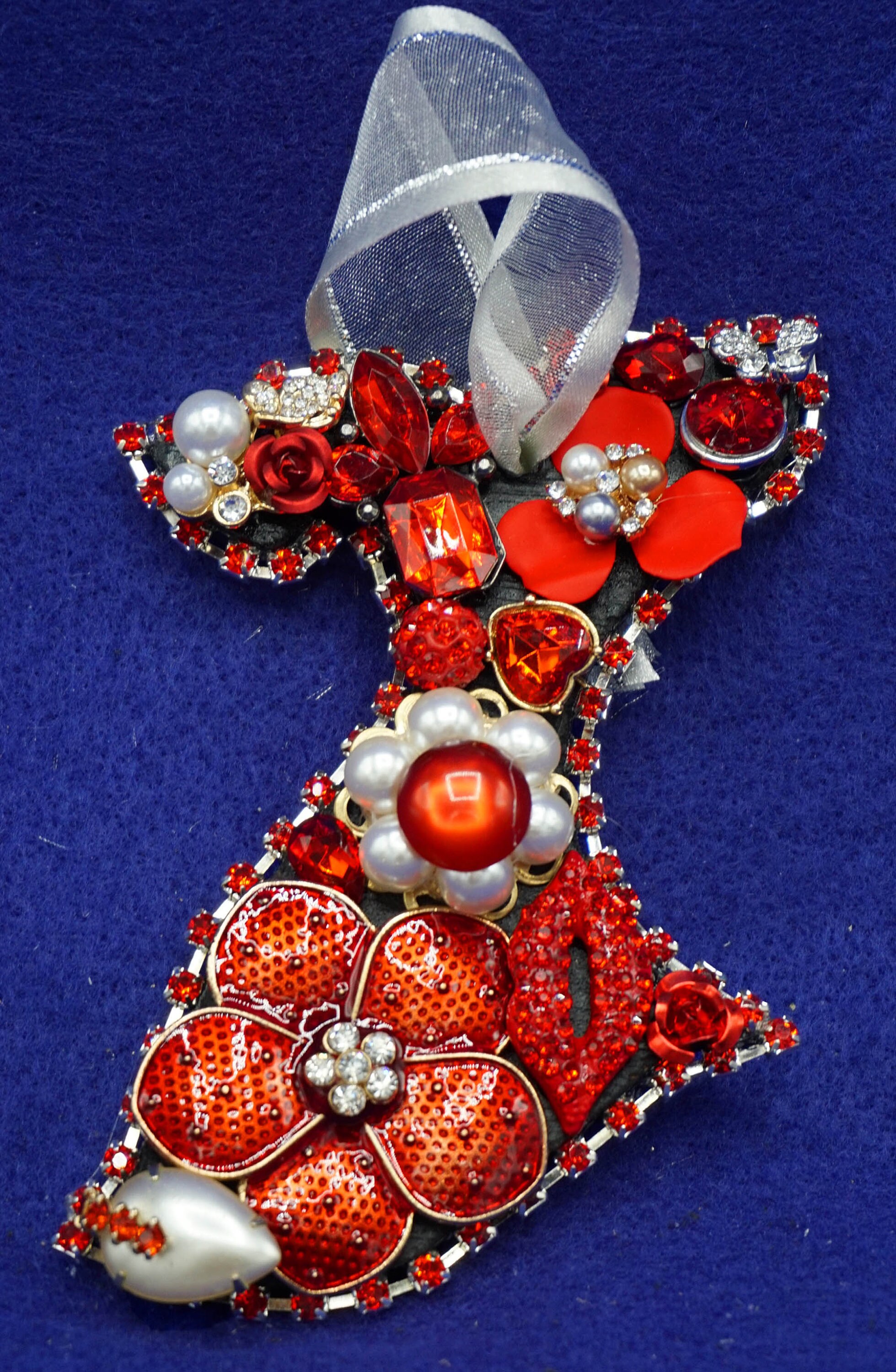 red dress christmas ornament Red Dress Christmas Ornament