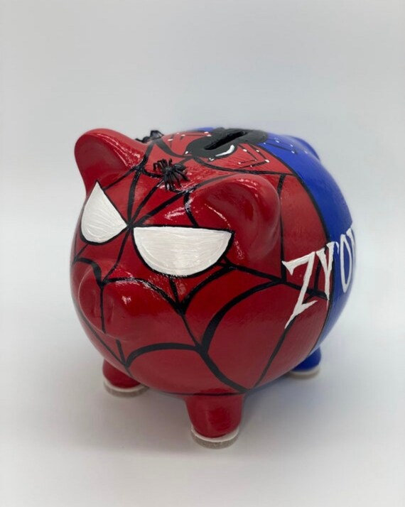 spiderman piggy bank Free shipping