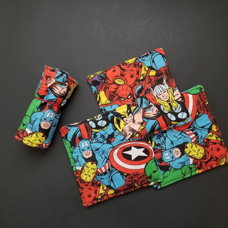 Birthday Crayon Roll Crayon Accessories Crayon Rollup Crayon Holder Gifts For Kids Crayon Tote Set Coloring Books Kids Travel Games Bags Purses Brush Rolls Holders