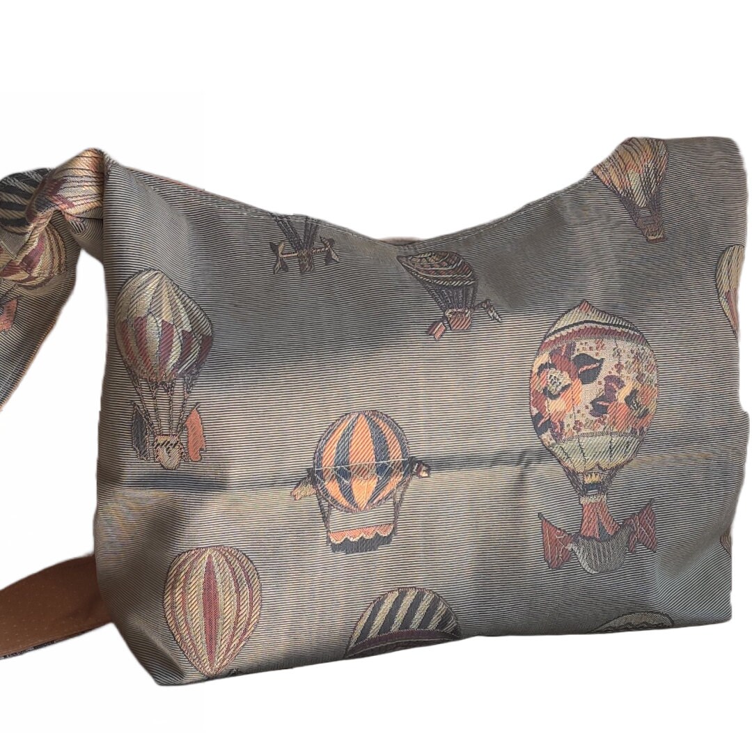 Crossbody Hobo Bag with Hot Air Balloons Etsy