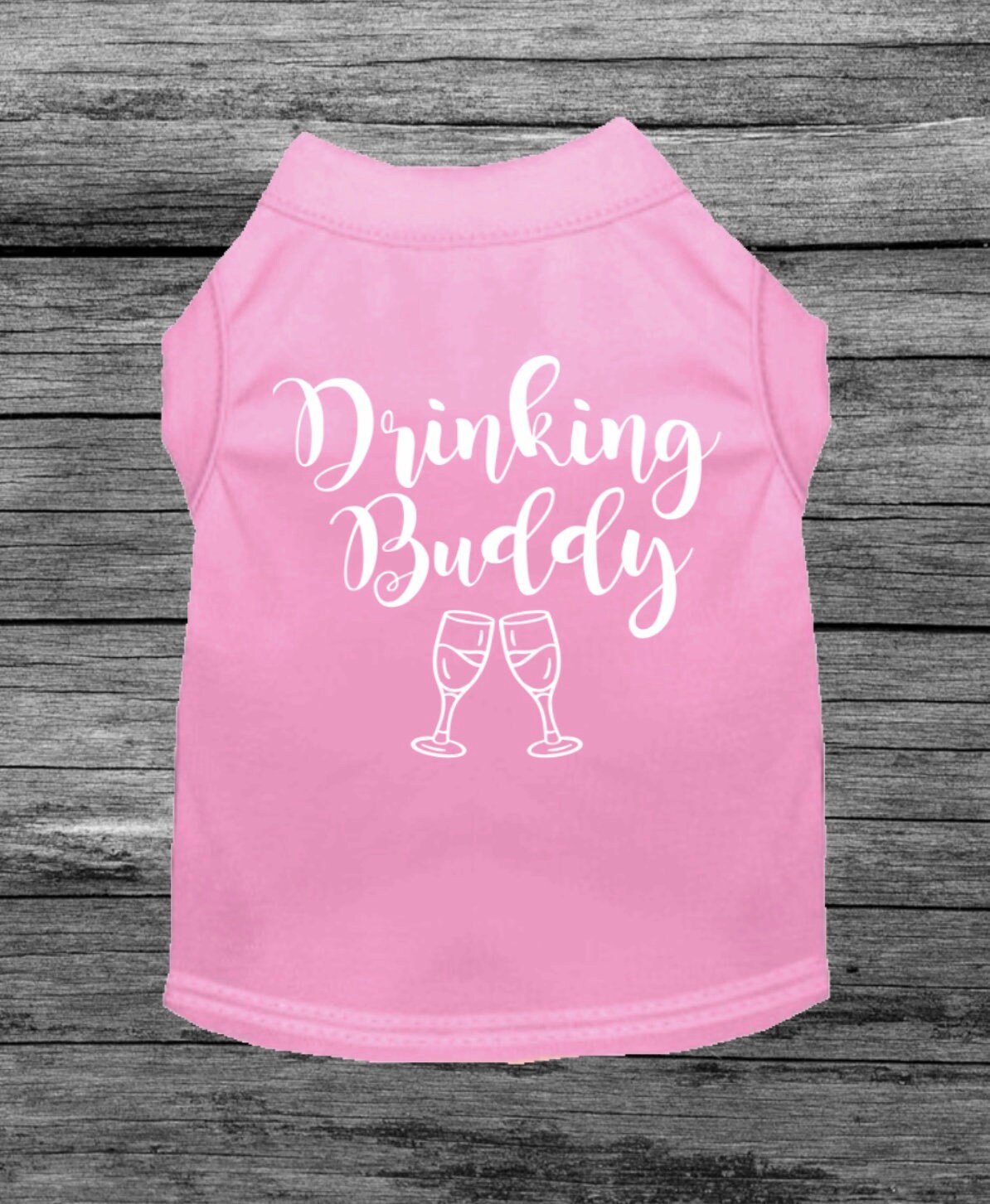 Drinking buddy dog clearance shirt
