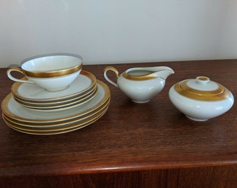 Excellent! SALE Org 75.00 Vintage Set of 7 Bread Plates Marked KPM Krister Germany