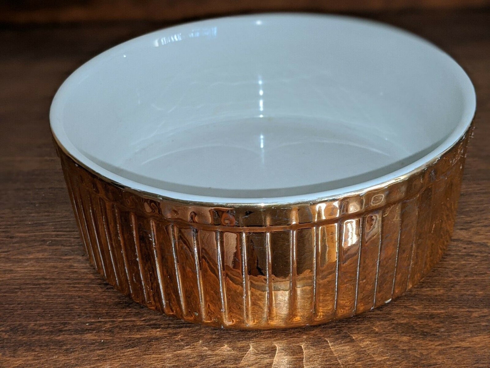 Vintage Hall golden Glo 2505 Round Bowl 7 Etsy