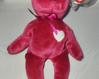 Valentina Perfect RARE TY Beanie Baby Tag Errors 1998/99 w hologram