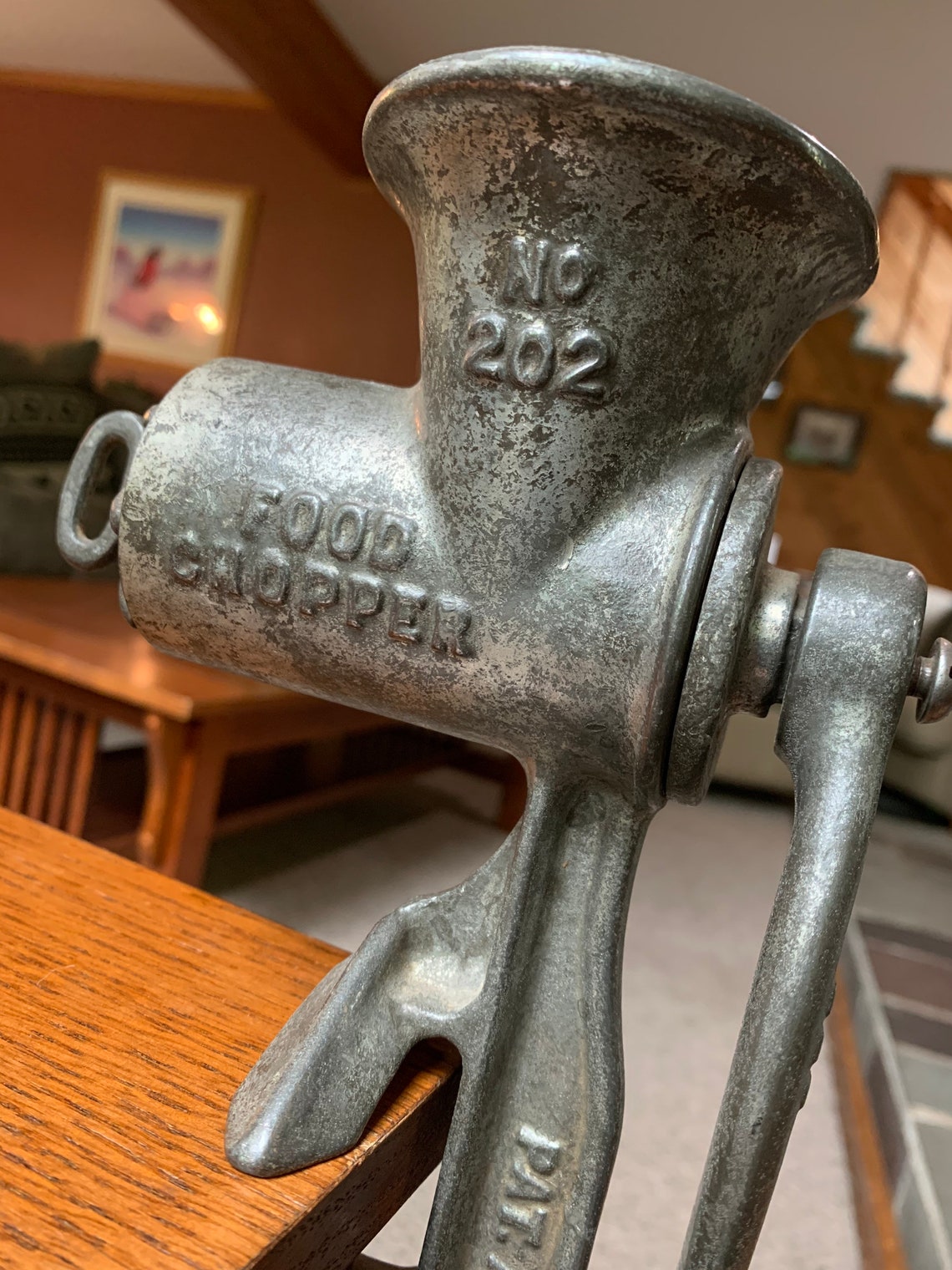Antique Table Top Meat Grinder. Enterprise Tinned Meat Chopper Etsy