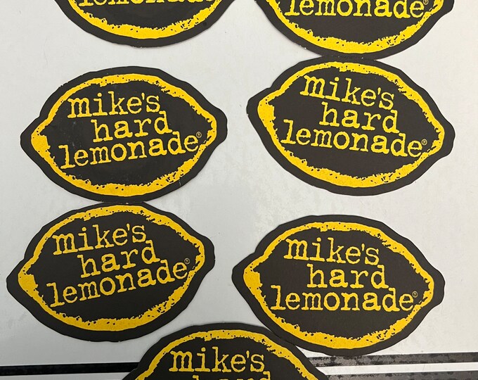 Vintage Set of Seven Mike Hard Lemonade Bar Coasters. - Etsy
