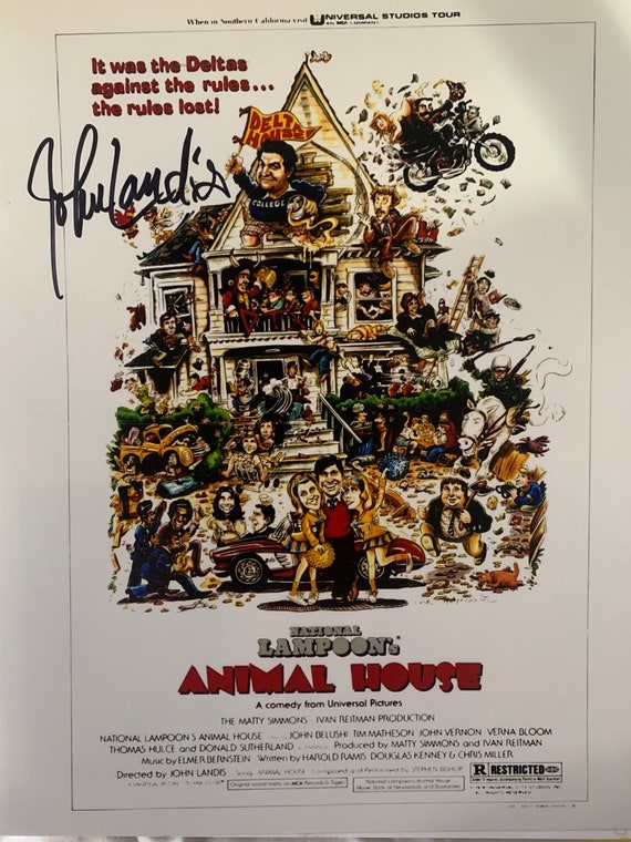 Autographed Animal House Director John Landis 8x10inch Framed - Etsy Autographed Animal House Director John Landis 8x10inch Framed - Etsy
