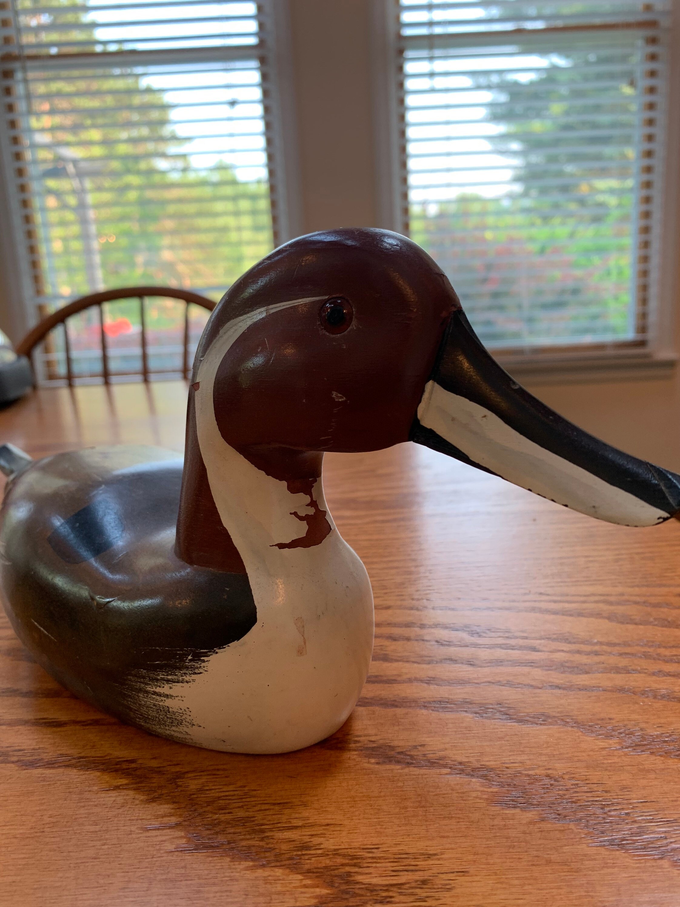 Antique Hand Carved Wooden Duck Decoy Etsy UK