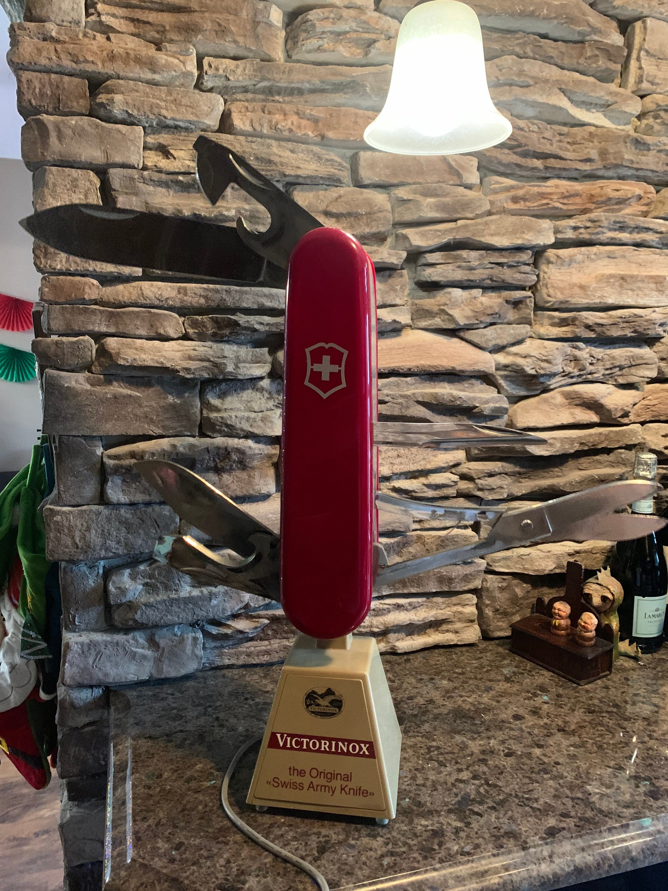 Victorinox Swiss Army Knife Moving Display 1970s Original Etsy